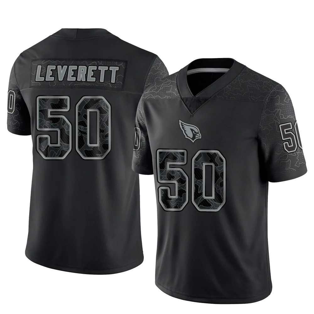Youth Arizona Cardinals Nick Leverett Nike Reflective Limited Black Jersey Youth Arizona Cardinals Nick Leverett Nike Reflective Limited Black Jersey