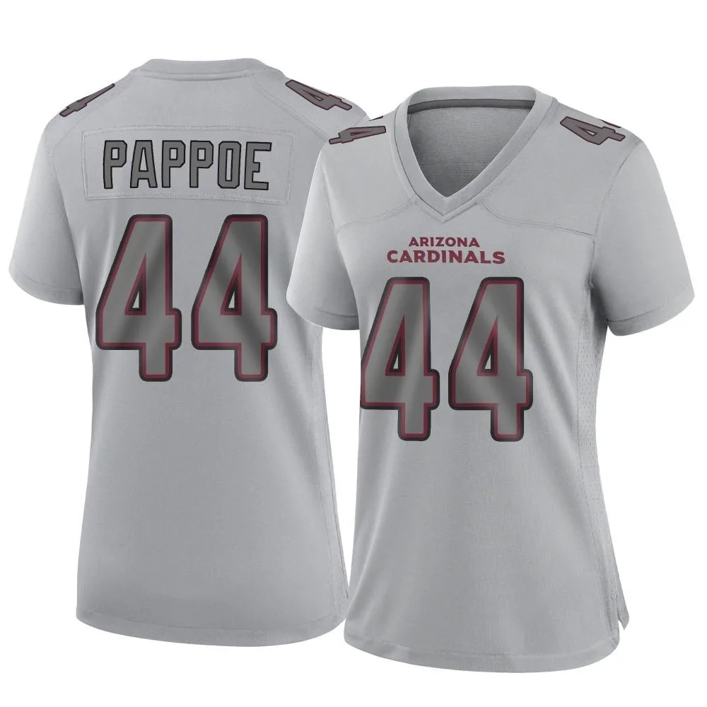 Women's Arizona Cardinals Owen Pappoe Nike Atmosphere Fashion Game Gray Jersey Women's Arizona Cardinals Owen Pappoe Nike Atmosphere Fashion Game Gray Jersey