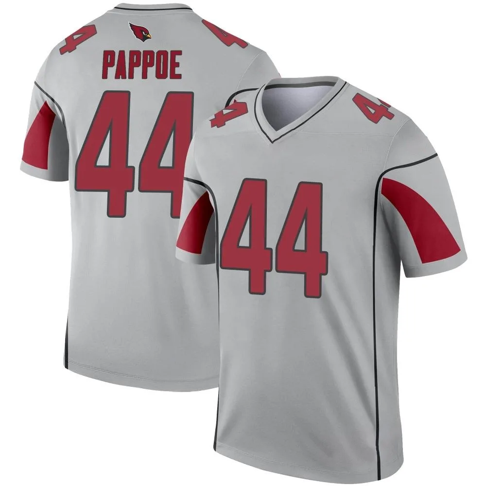 Youth Arizona Cardinals Owen Pappoe Nike Inverted Silver Legend Jersey Youth Arizona Cardinals Owen Pappoe Nike Inverted Silver Legend Jersey