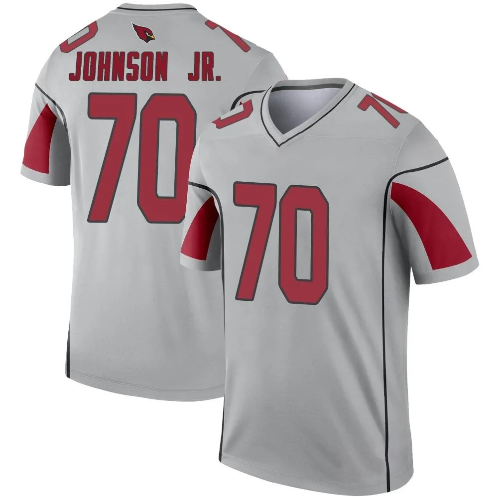 Youth Arizona Cardinals Paris Johnson Jr. Nike Inverted Silver Legend Jersey Youth Arizona Cardinals Paris Johnson Jr. Nike Inverted Silver Legend Jersey
