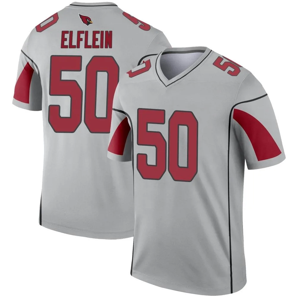 Men's Arizona Cardinals Pat Elflein Nike Inverted Silver Legend Jersey Men's Arizona Cardinals Pat Elflein Nike Inverted Silver Legend Jersey