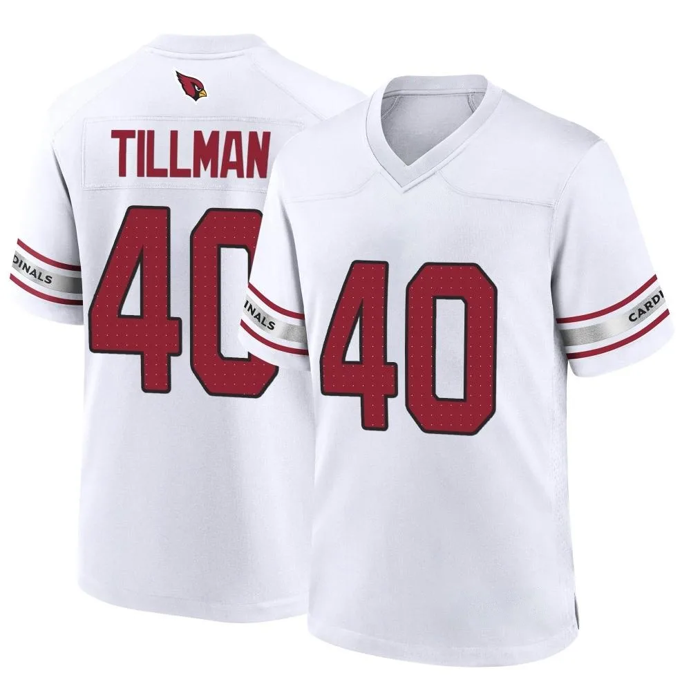 Men's Arizona Cardinals Pat Tillman Nike Game White Jersey Men's Arizona Cardinals Pat Tillman Nike Game White Jersey