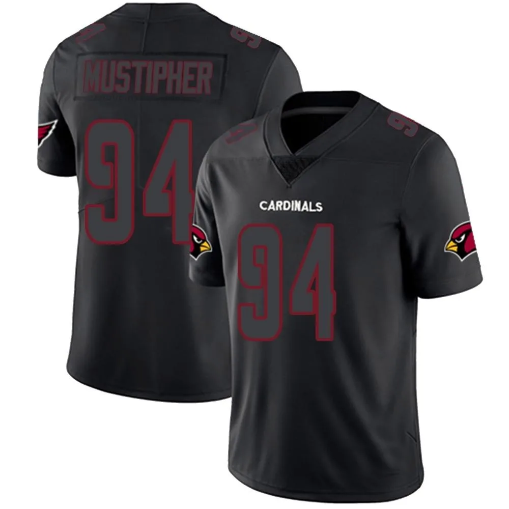 Men's Arizona Cardinals Pj Mustipher Nike Limited Black Impact Jersey Men's Arizona Cardinals Pj Mustipher Nike Limited Black Impact Jersey