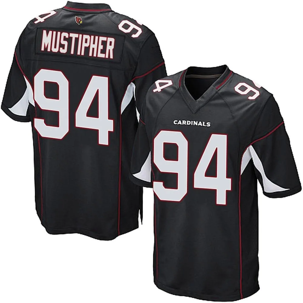 Youth Arizona Cardinals Pj Mustipher Nike Alternate Game Black Jersey Youth Arizona Cardinals Pj Mustipher Nike Alternate Game Black Jersey