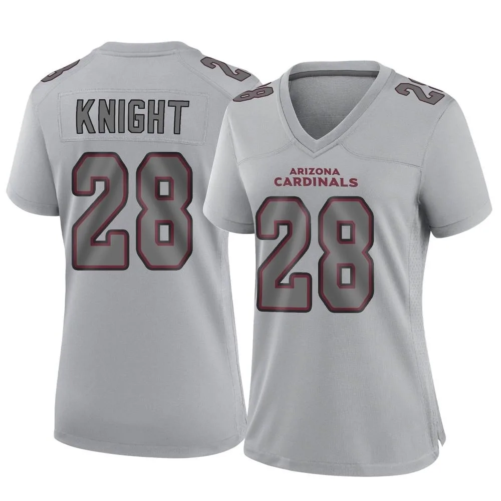 Women's Arizona Cardinals Qwuantrezz Knight Nike Atmosphere Fashion Game Gray Jersey Women's Arizona Cardinals Qwuantrezz Knight Nike Atmosphere Fashion Game Gray Jersey