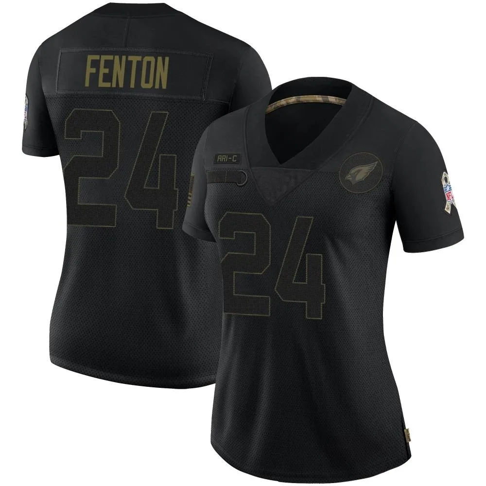 Women's Arizona Cardinals Rashad Fenton Nike 2020 Salute To Service Limited Black Jersey Women's Arizona Cardinals Rashad Fenton Nike 2020 Salute To Service Limited Black Jersey