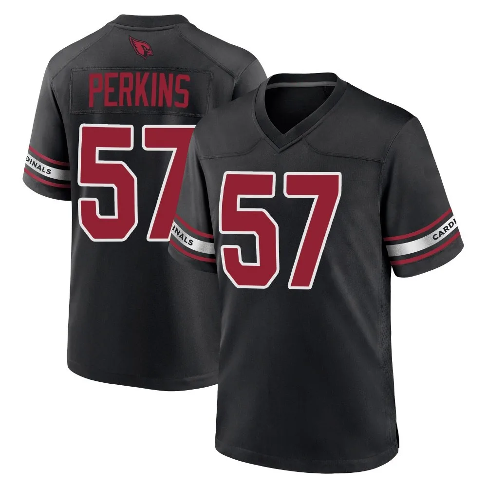 Men's Arizona Cardinals Ronnie Perkins Nike 2nd Alternate Game Black Jersey Men's Arizona Cardinals Ronnie Perkins Nike 2nd Alternate Game Black Jersey