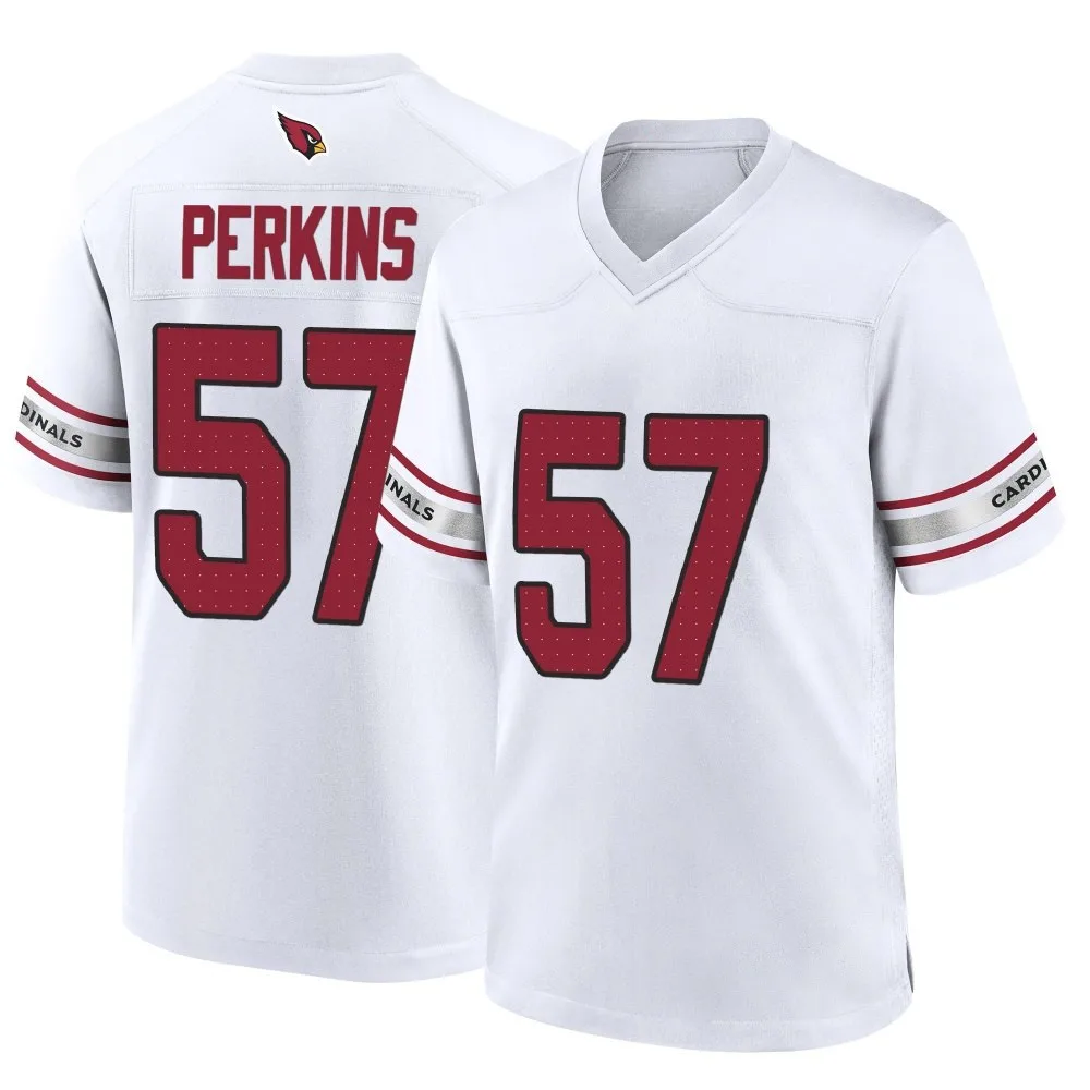 Men's Arizona Cardinals Ronnie Perkins Nike Game White Jersey Men's Arizona Cardinals Ronnie Perkins Nike Game White Jersey