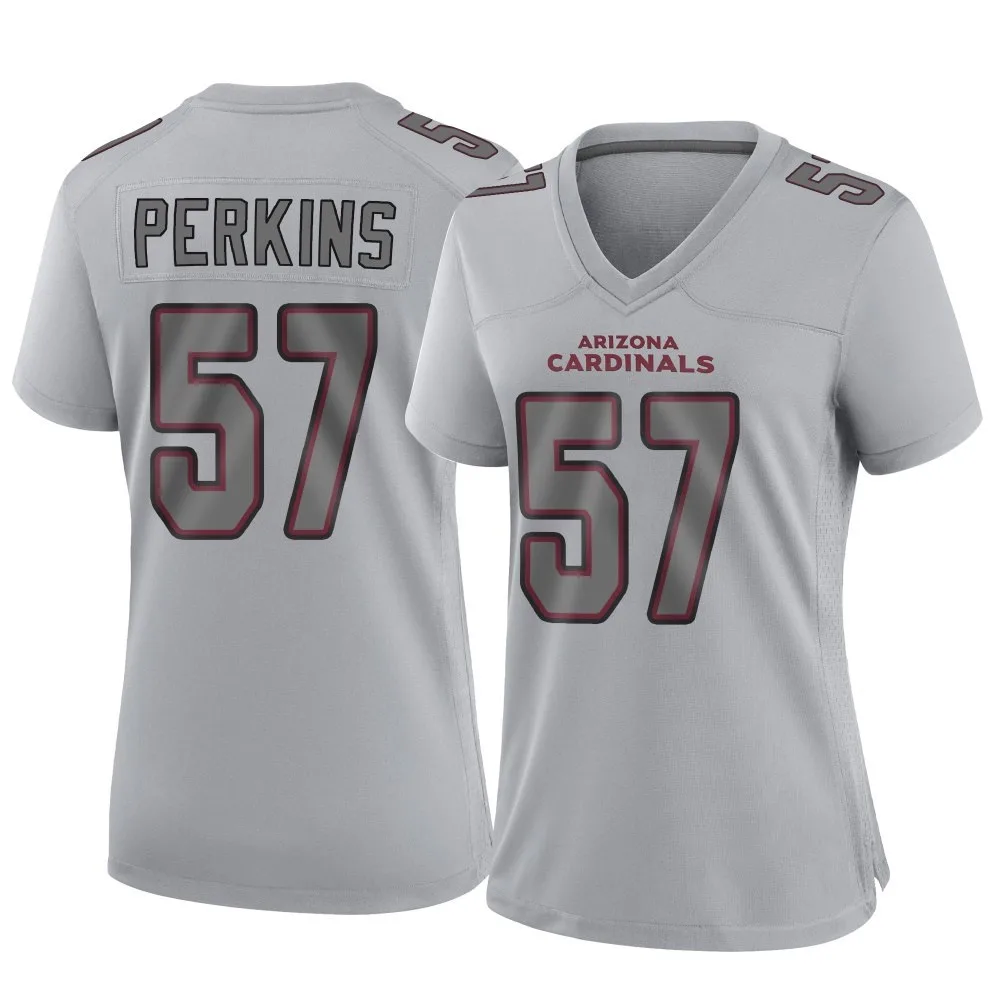 Women's Arizona Cardinals Ronnie Perkins Nike Atmosphere Fashion Game Gray Jersey Women's Arizona Cardinals Ronnie Perkins Nike Atmosphere Fashion Game Gray Jersey