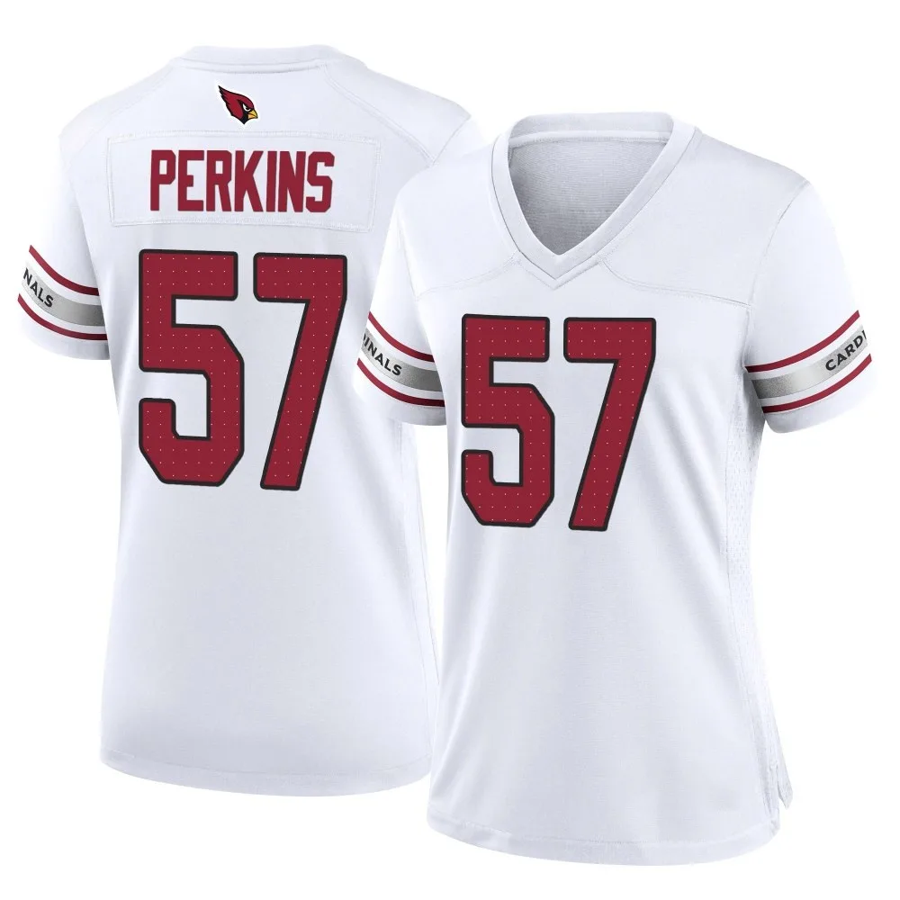 Women's Arizona Cardinals Ronnie Perkins Nike Game White Jersey Women's Arizona Cardinals Ronnie Perkins Nike Game White Jersey