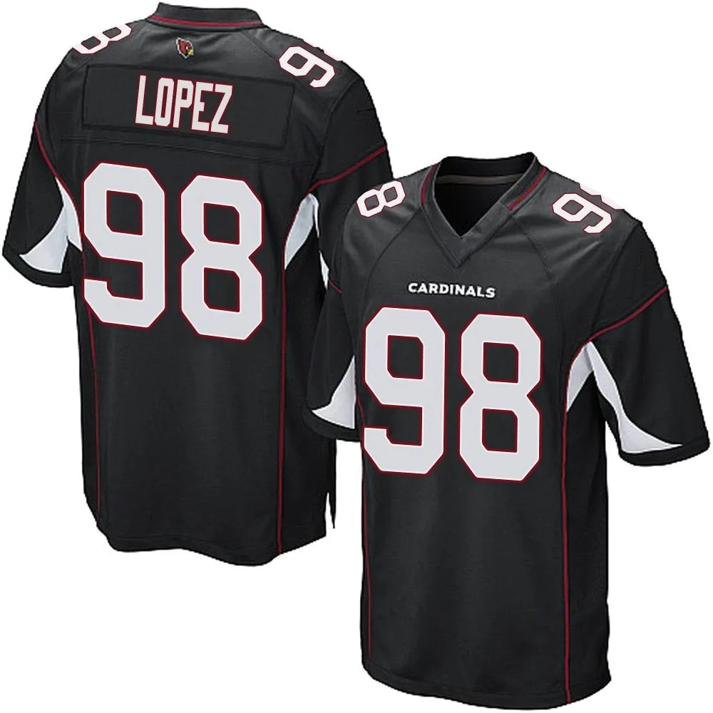 Youth Arizona Cardinals Roy Lopez Nike Alternate Game Black Jersey Youth Arizona Cardinals Roy Lopez Nike Alternate Game Black Jersey