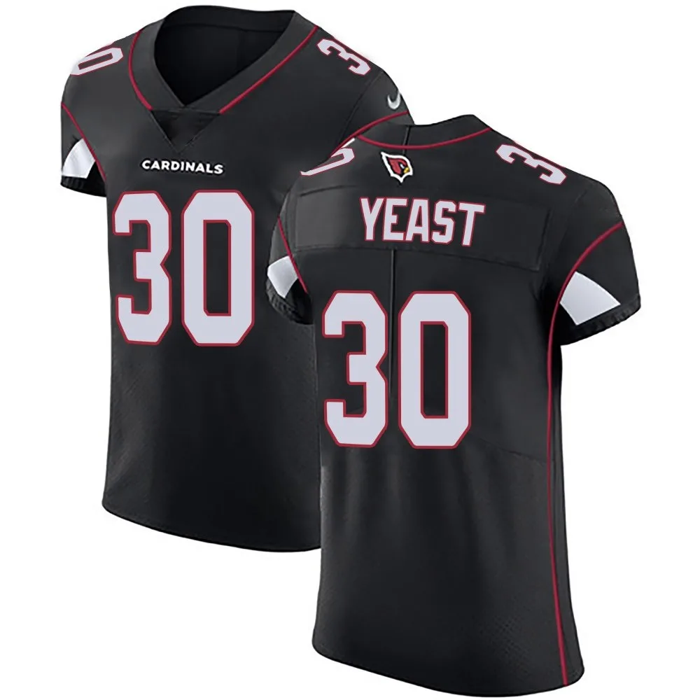 Men's Arizona Cardinals Russ Yeast Nike Alternate Vapor Untouchable Elite Black Jersey Men's Arizona Cardinals Russ Yeast Nike Alternate Vapor Untouchable Elite Black Jersey