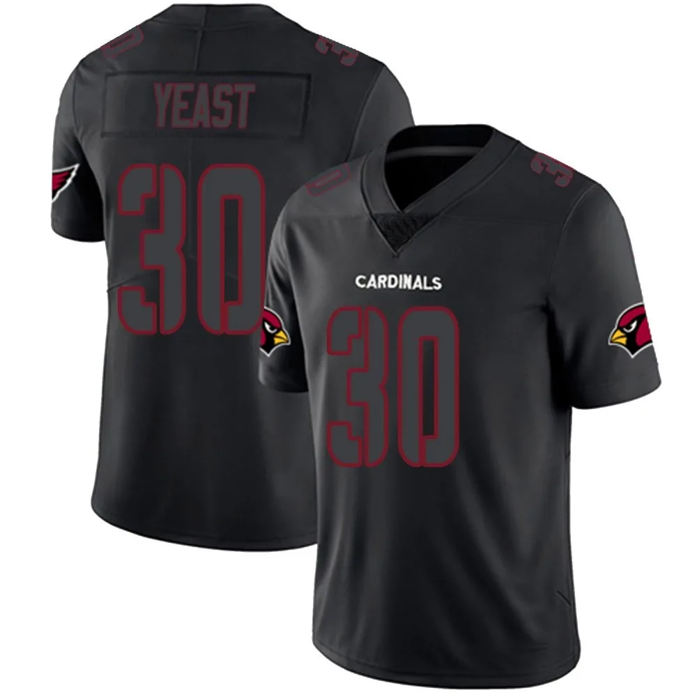 Men's Arizona Cardinals Russ Yeast Nike Limited Black Impact Jersey Men's Arizona Cardinals Russ Yeast Nike Limited Black Impact Jersey