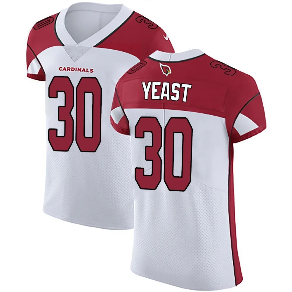Men's Arizona Cardinals Russ Yeast Nike Vapor Untouchable Elite White Jersey Men's Arizona Cardinals Russ Yeast Nike Vapor Untouchable Elite White Jersey