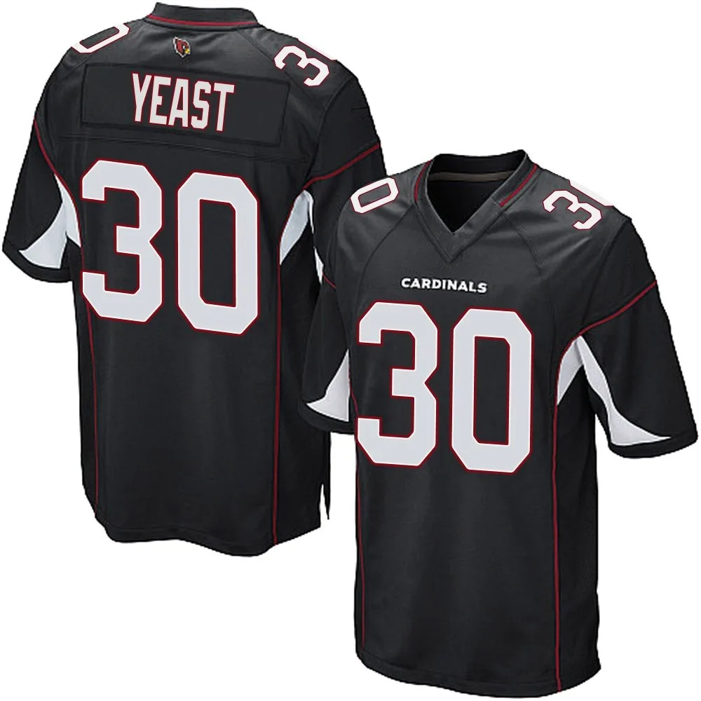 Youth Arizona Cardinals Russ Yeast Nike Alternate Game Black Jersey Youth Arizona Cardinals Russ Yeast Nike Alternate Game Black Jersey
