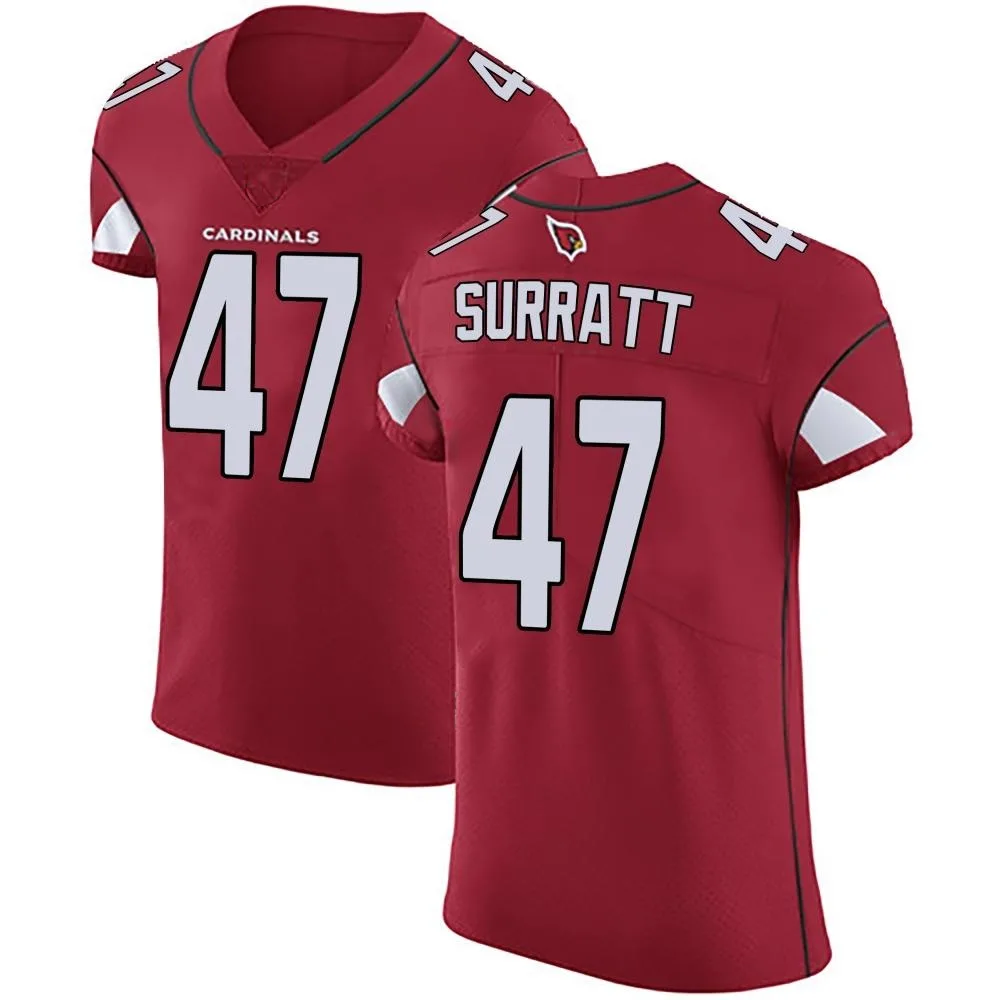 Men's Arizona Cardinals Sage Surratt Nike Team Color Vapor Untouchable Elite Red Jersey Men's Arizona Cardinals Sage Surratt Nike Team Color Vapor Untouchable Elite Red Jersey