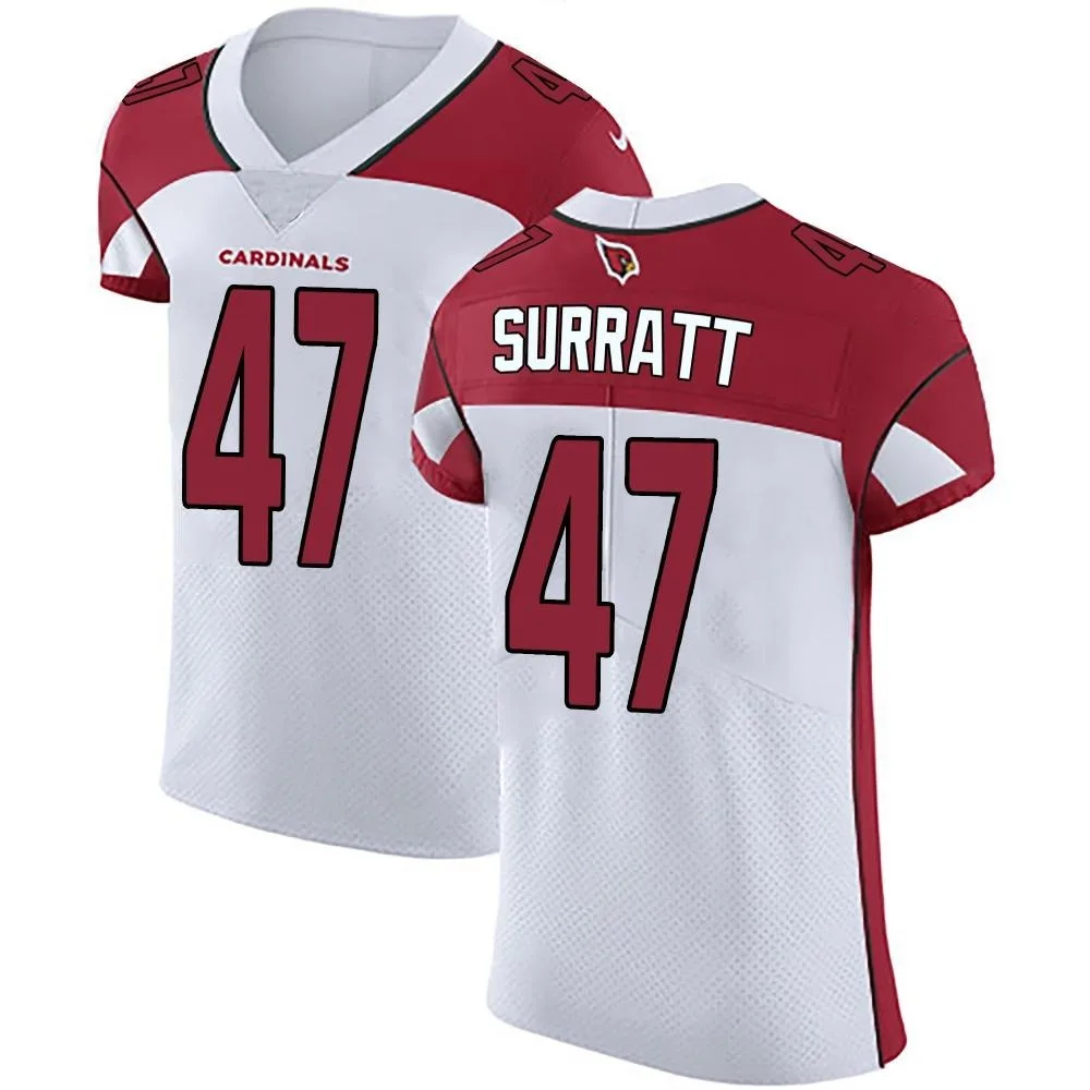 Men's Arizona Cardinals Sage Surratt Nike Vapor Untouchable Elite White Jersey Men's Arizona Cardinals Sage Surratt Nike Vapor Untouchable Elite White Jersey
