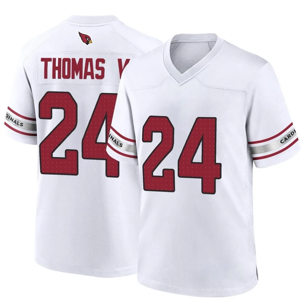 Men's Arizona Cardinals Starling Thomas V Nike Game White Jersey Men's Arizona Cardinals Starling Thomas V Nike Game White Jersey