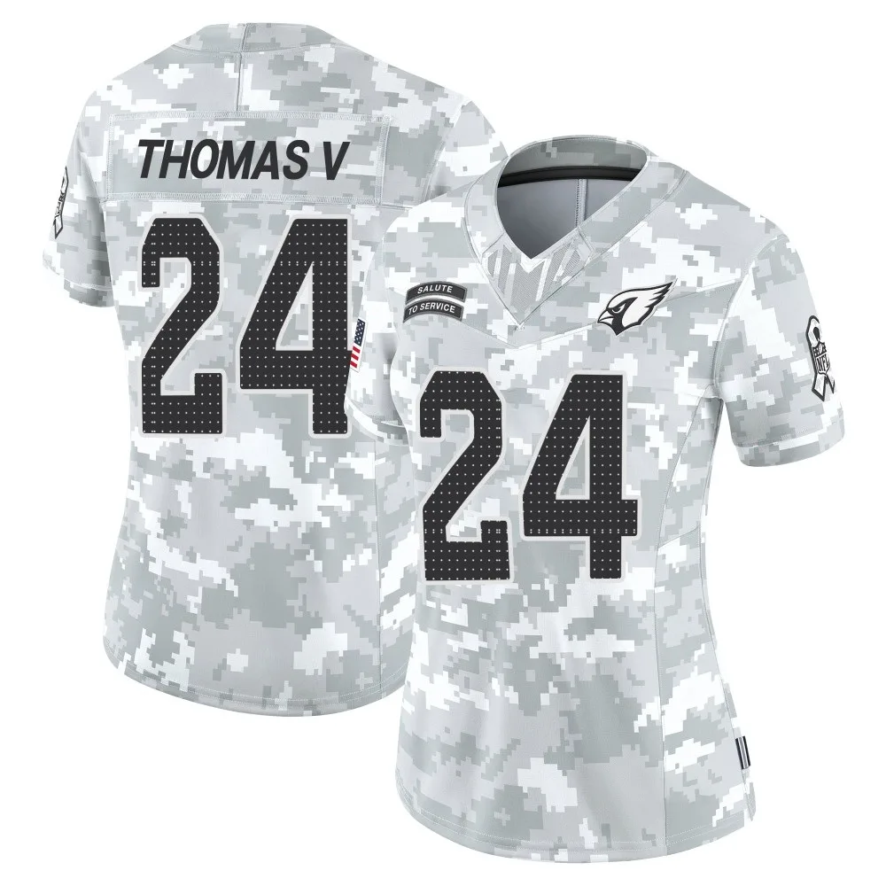 Women's Arizona Cardinals Starling Thomas V Nike 2024 Salute To Service Limited Arctic Camo Jersey Women's Arizona Cardinals Starling Thomas V Nike 2024 Salute To Service Limited Arctic Camo Jersey