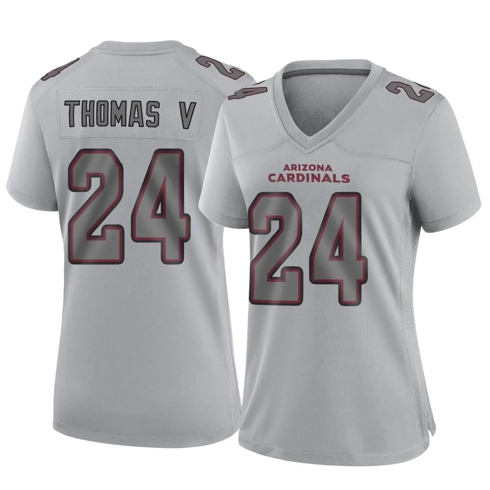 Women's Arizona Cardinals Starling Thomas V Nike Atmosphere Fashion Game Gray Jersey Women's Arizona Cardinals Starling Thomas V Nike Atmosphere Fashion Game Gray Jersey