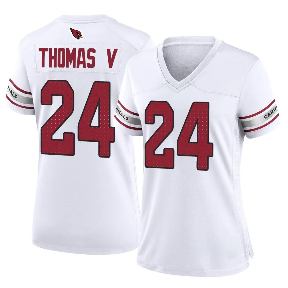 Women's Arizona Cardinals Starling Thomas V Nike Game White Jersey Women's Arizona Cardinals Starling Thomas V Nike Game White Jersey