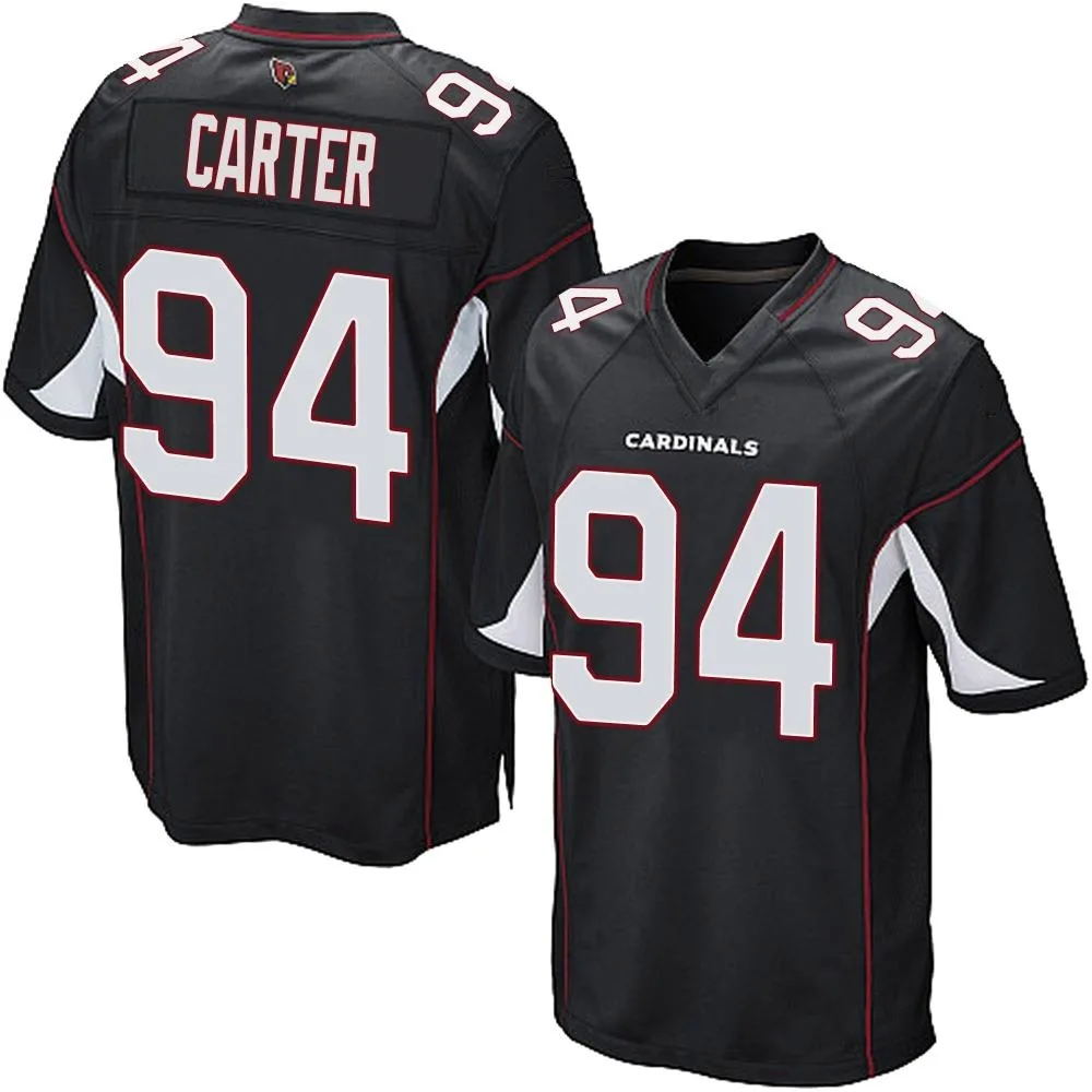 Men's Arizona Cardinals T.j. Carter Nike Alternate Game Black Jersey Men's Arizona Cardinals T.j. Carter Nike Alternate Game Black Jersey