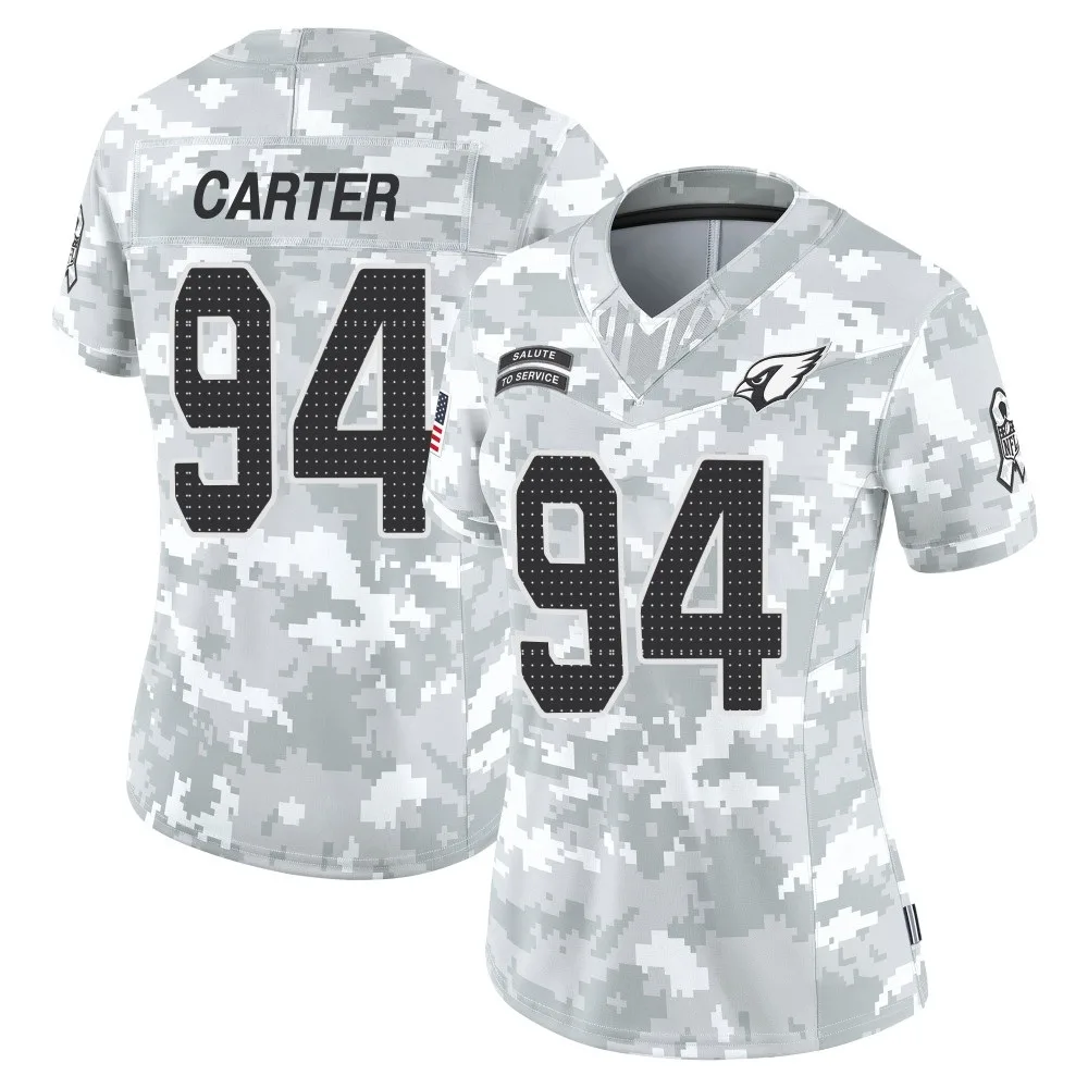Women's Arizona Cardinals T.j. Carter Nike 2024 Salute To Service Limited Arctic Camo Jersey Women's Arizona Cardinals T.j. Carter Nike 2024 Salute To Service Limited Arctic Camo Jersey