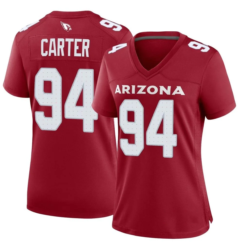 Women's Arizona Cardinals T.j. Carter Nike Cardinal Game Jersey Women's Arizona Cardinals T.j. Carter Nike Cardinal Game Jersey