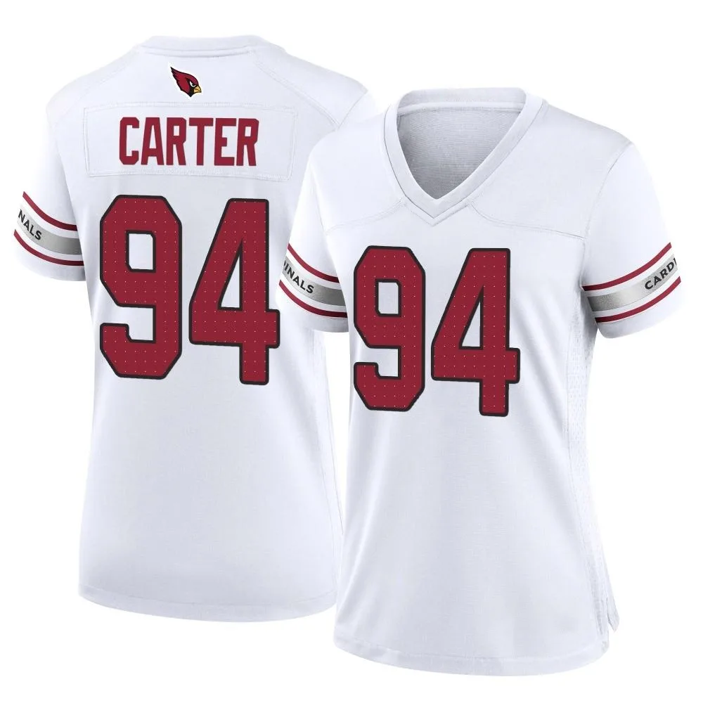 Women's Arizona Cardinals T.j. Carter Nike Game White Jersey Women's Arizona Cardinals T.j. Carter Nike Game White Jersey