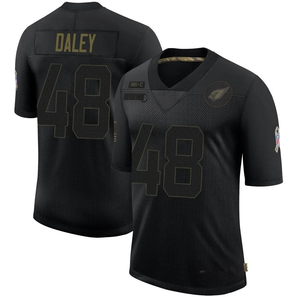 Men's Arizona Cardinals Tae Daley Nike 2020 Salute To Service Limited Black Jersey Men's Arizona Cardinals Tae Daley Nike 2020 Salute To Service Limited Black Jersey