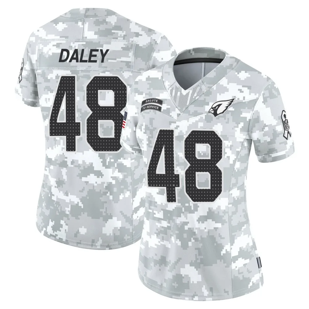 Women's Arizona Cardinals Tae Daley Nike 2024 Salute To Service Limited Arctic Camo Jersey Women's Arizona Cardinals Tae Daley Nike 2024 Salute To Service Limited Arctic Camo Jersey