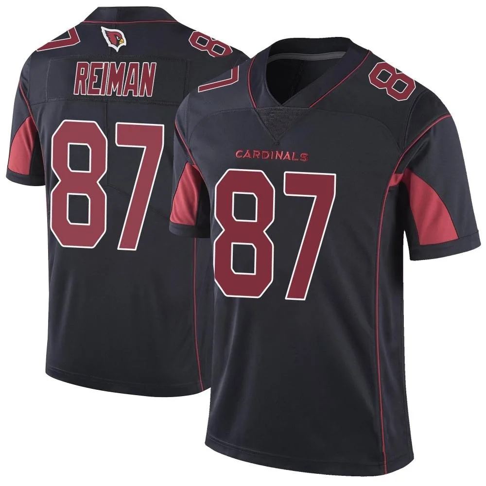 Men's Arizona Cardinals Tip Reiman Nike Color Rush Vapor Untouchable Limited Black Jersey
