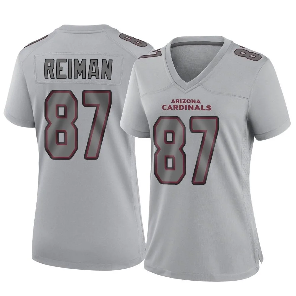 Women's Arizona Cardinals Tip Reiman Nike Atmosphere Fashion Game Gray Jersey Women's Arizona Cardinals Tip Reiman Nike Atmosphere Fashion Game Gray Jersey