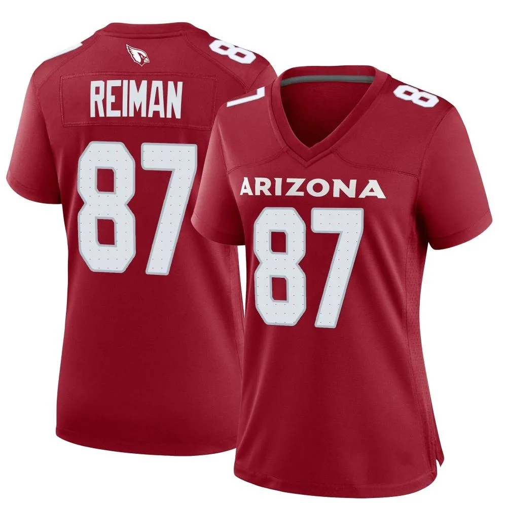 Women's Arizona Cardinals Tip Reiman Nike Cardinal Game Jersey Women's Arizona Cardinals Tip Reiman Nike Cardinal Game Jersey
