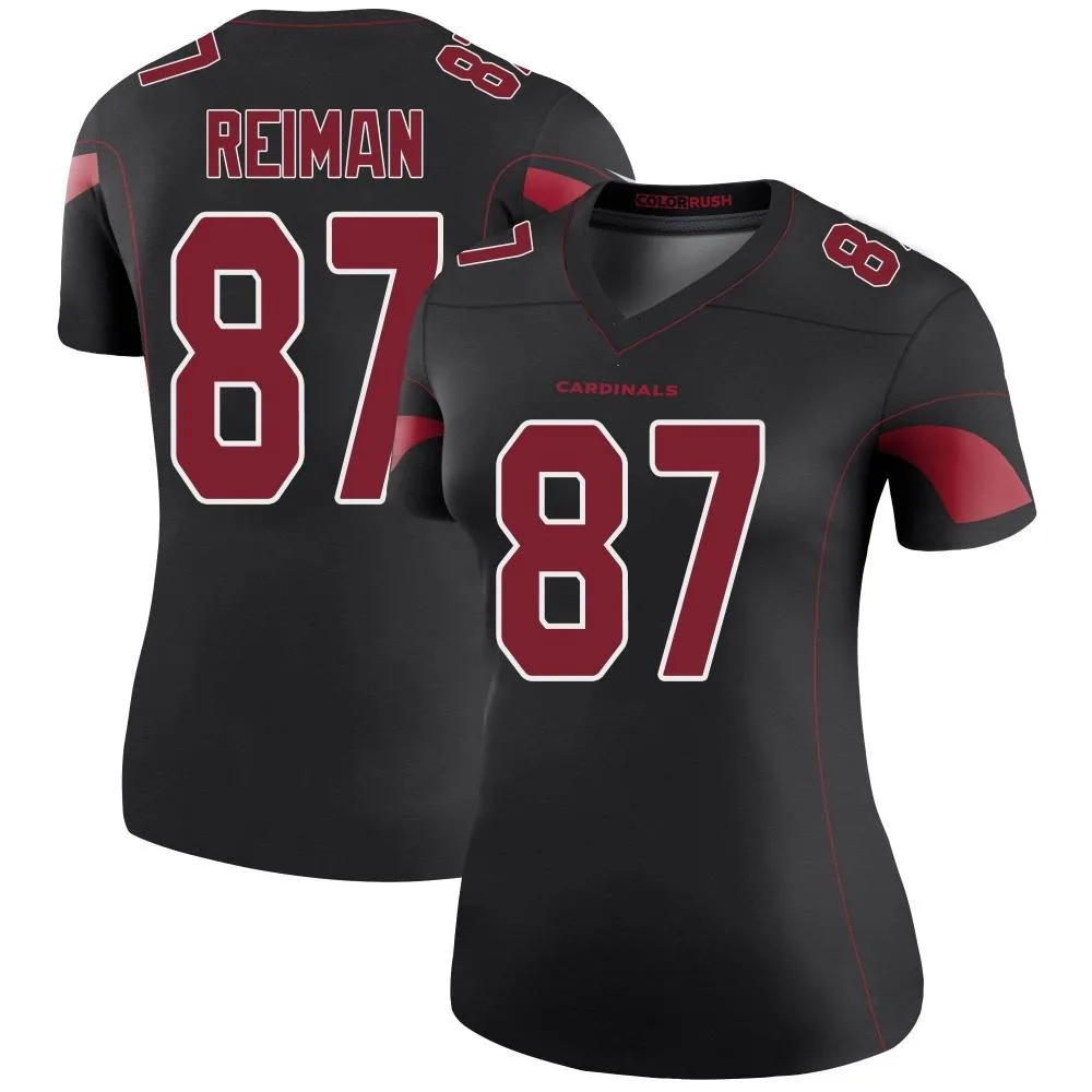 Women's Arizona Cardinals Tip Reiman Nike Color Rush Legend Black Jersey