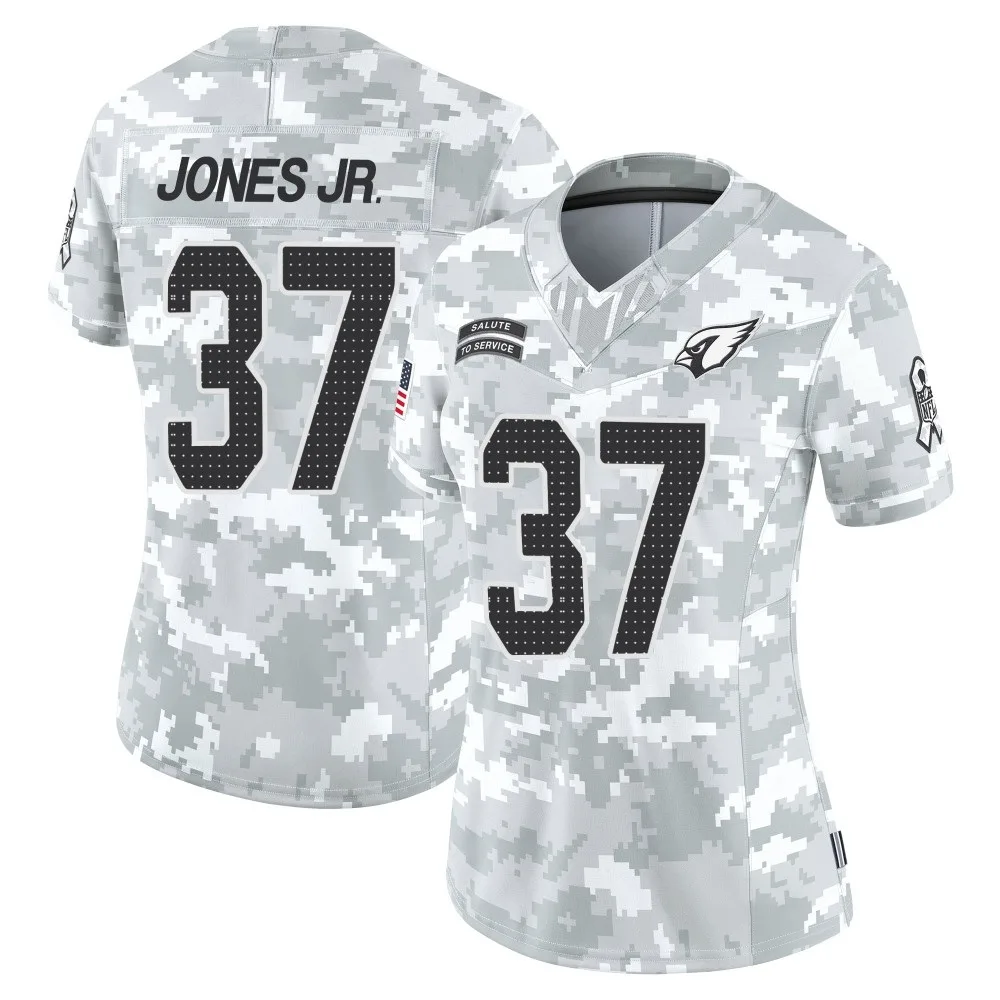 Women's Arizona Cardinals Tony Jones Jr. Nike 2024 Salute To Service Limited Arctic Camo Jersey Women's Arizona Cardinals Tony Jones Jr. Nike 2024 Salute To Service Limited Arctic Camo Jersey