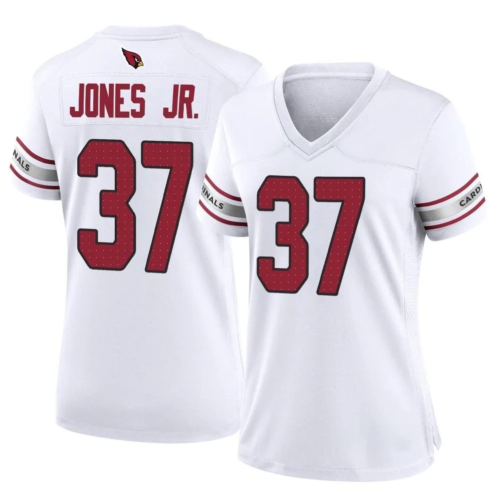 Women's Arizona Cardinals Tony Jones Jr. Nike Game White Jersey Women's Arizona Cardinals Tony Jones Jr. Nike Game White Jersey