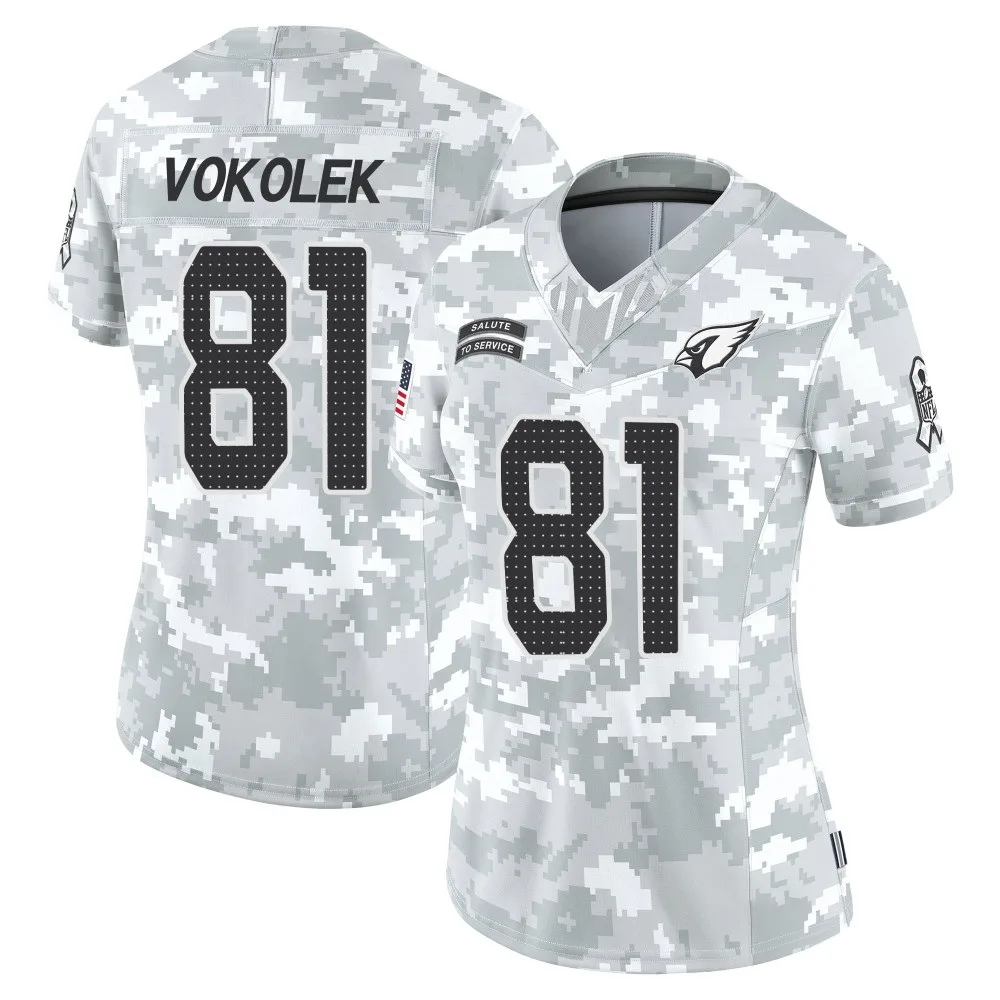 Women's Arizona Cardinals Travis Vokolek Nike 2024 Salute To Service Limited Arctic Camo Jersey Women's Arizona Cardinals Travis Vokolek Nike 2024 Salute To Service Limited Arctic Camo Jersey