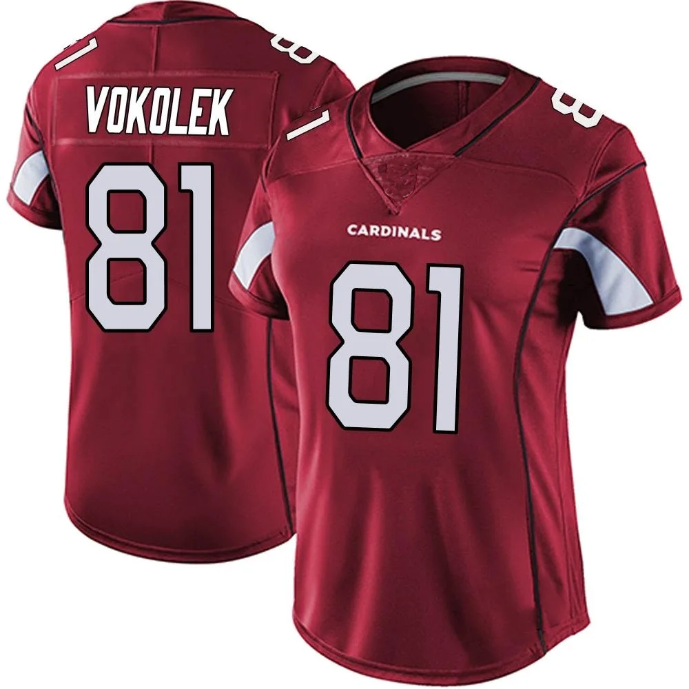 Women's Arizona Cardinals Travis Vokolek Nike Vapor Team Color Untouchable Limited Red Jersey Women's Arizona Cardinals Travis Vokolek Nike Vapor Team Color Untouchable Limited Red Jersey