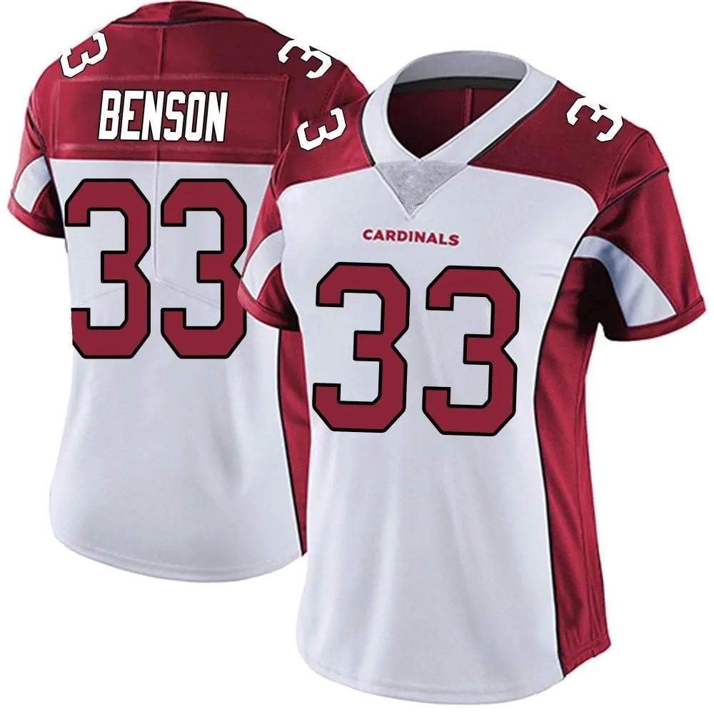 Women's Arizona Cardinals Trey Benson Nike Vapor Untouchable Limited White Jersey Women's Arizona Cardinals Trey Benson Nike Vapor Untouchable Limited White Jersey