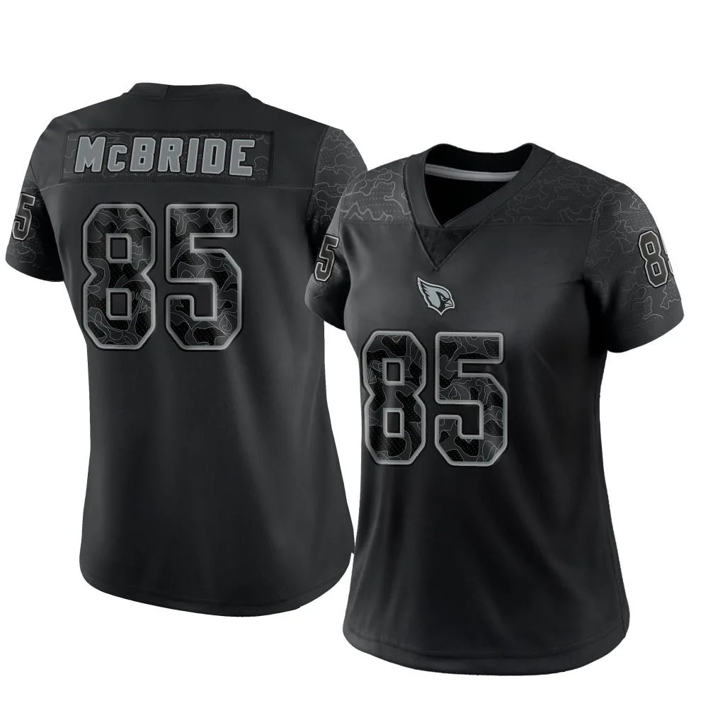 Women's Arizona Cardinals Trey Mcbride Nike Reflective Limited Black Jersey Women's Arizona Cardinals Trey Mcbride Nike Reflective Limited Black Jersey