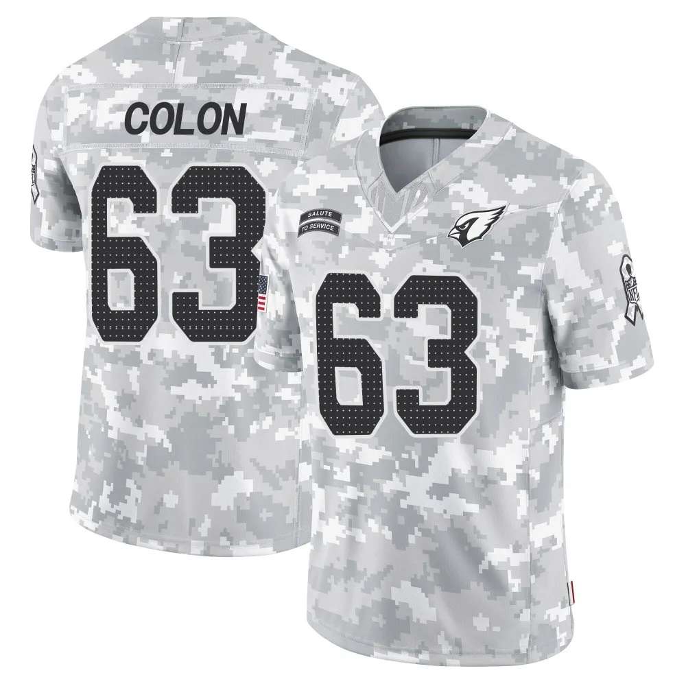 Men's Arizona Cardinals Trystan Colon Nike 2024 Salute To Service Limited Arctic Camo Jersey Men's Arizona Cardinals Trystan Colon Nike 2024 Salute To Service Limited Arctic Camo Jersey