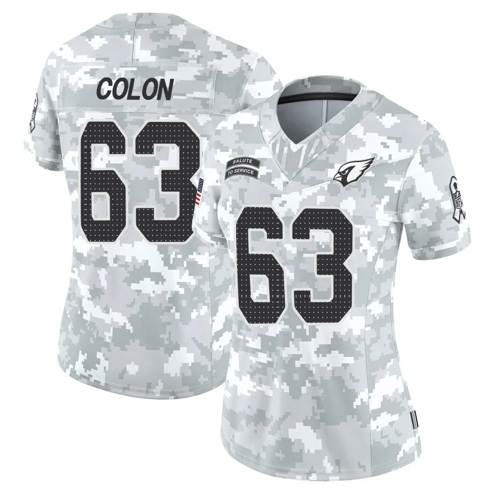 Women's Arizona Cardinals Trystan Colon Nike 2024 Salute To Service Limited Arctic Camo Jersey Women's Arizona Cardinals Trystan Colon Nike 2024 Salute To Service Limited Arctic Camo Jersey