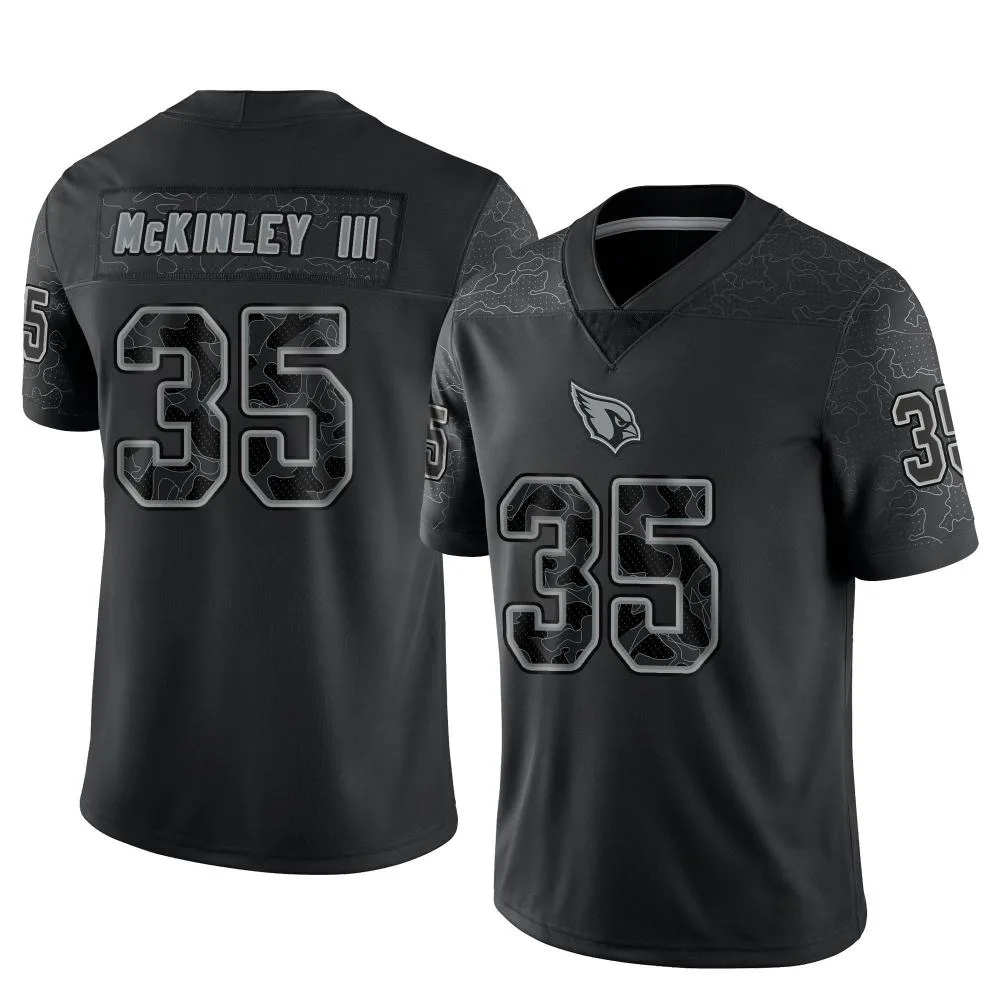 Men's Arizona Cardinals Verone Mckinley Iii Nike Reflective Limited Black Jersey Men's Arizona Cardinals Verone Mckinley Iii Nike Reflective Limited Black Jersey