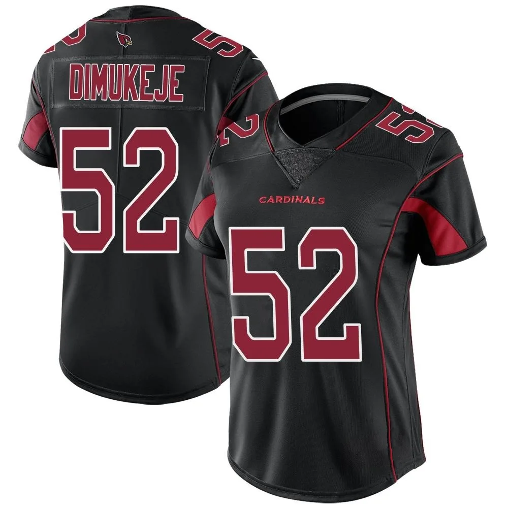 Women's Arizona Cardinals Victor Dimukeje Nike Color Rush Limited Black Jersey