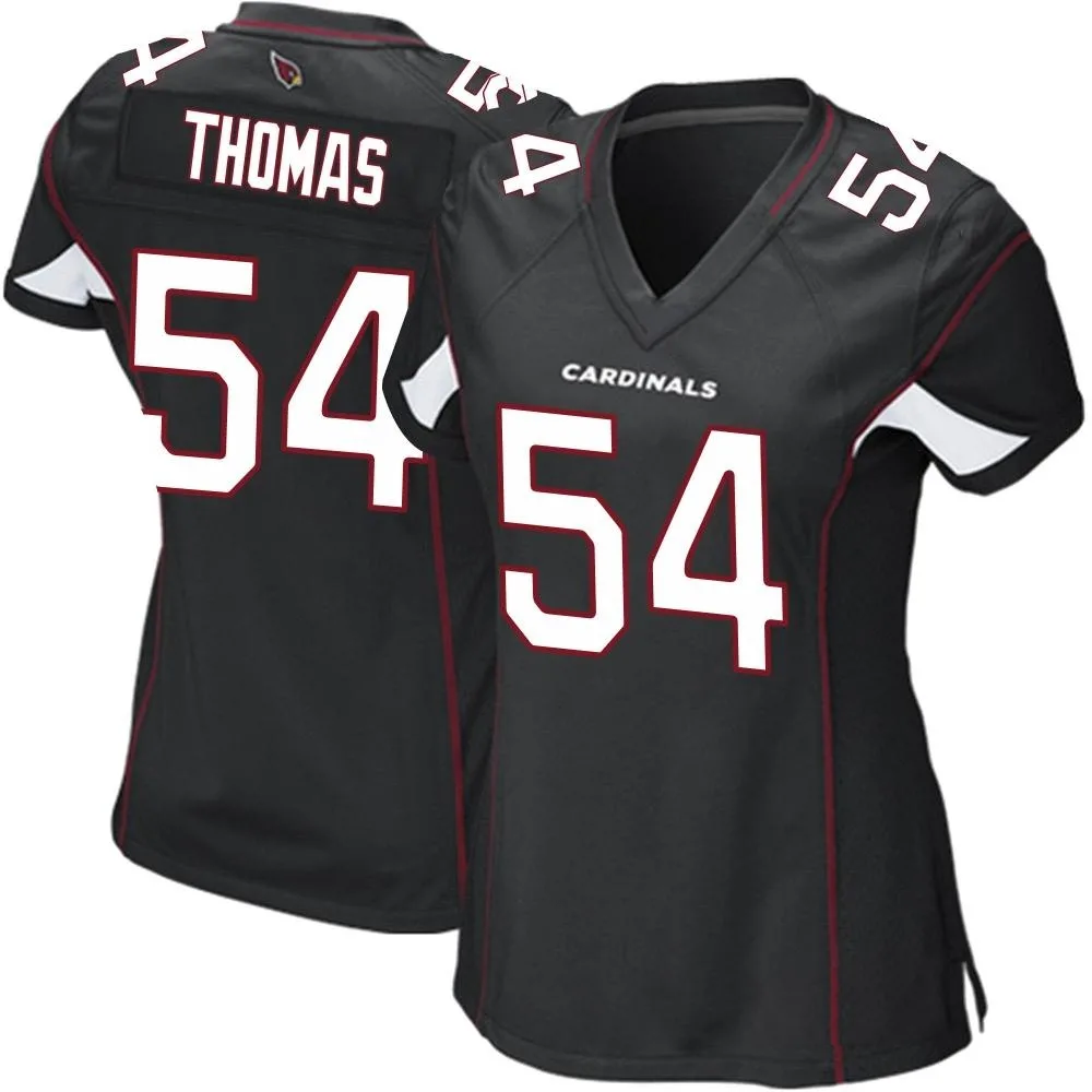 Women's Arizona Cardinals Xavier Thomas Nike Alternate Game Black Jersey Women's Arizona Cardinals Xavier Thomas Nike Alternate Game Black Jersey
