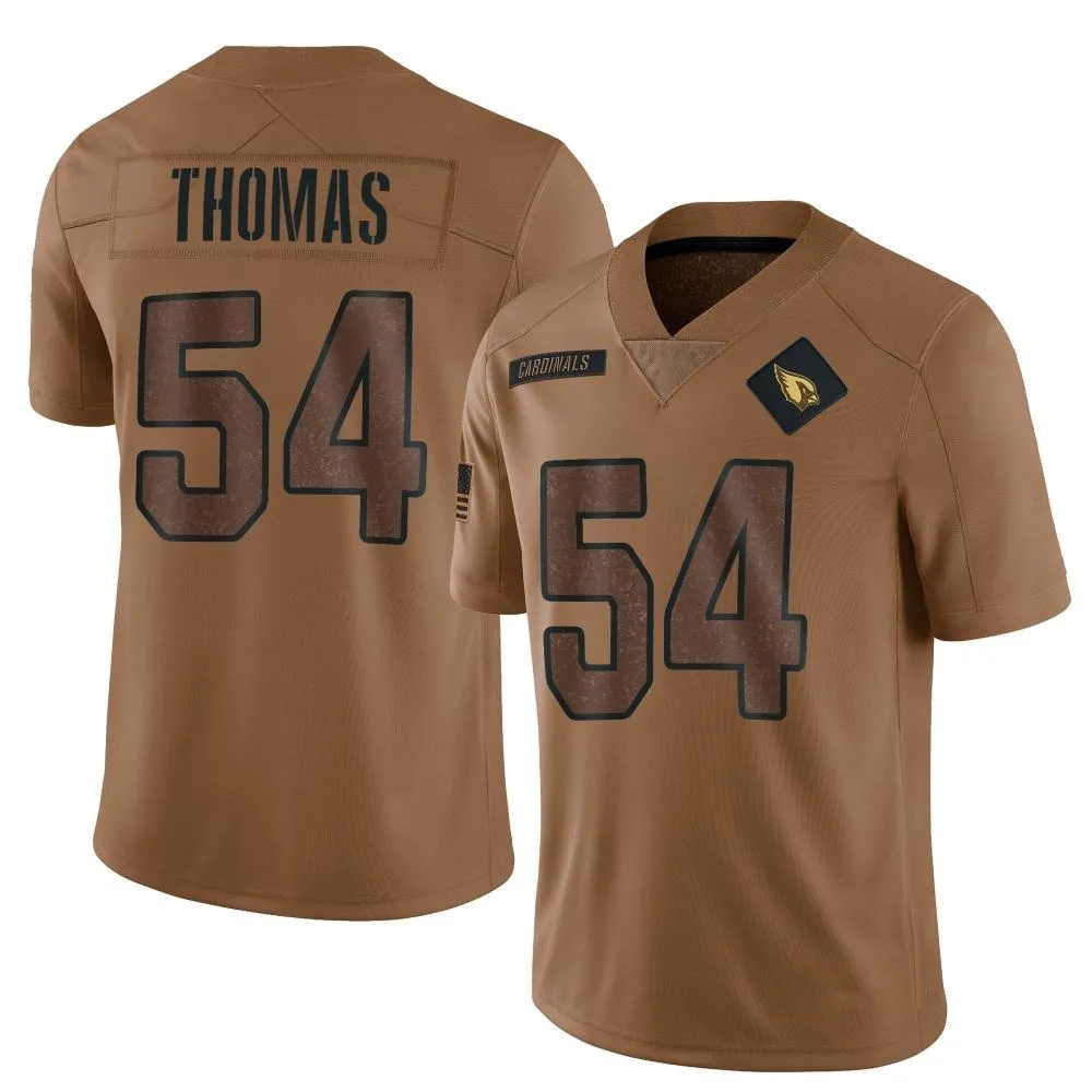 Youth Arizona Cardinals Xavier Thomas Nike 2023 Salute To Service Limited Brown Jersey Youth Arizona Cardinals Xavier Thomas Nike 2023 Salute To Service Limited Brown Jersey