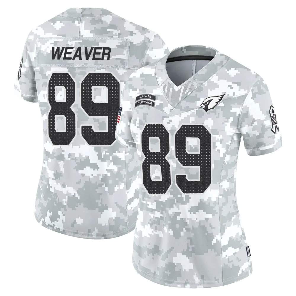 Women's Arizona Cardinals Xavier Weaver Nike 2024 Salute To Service Limited Arctic Camo Jersey Women's Arizona Cardinals Xavier Weaver Nike 2024 Salute To Service Limited Arctic Camo Jersey
