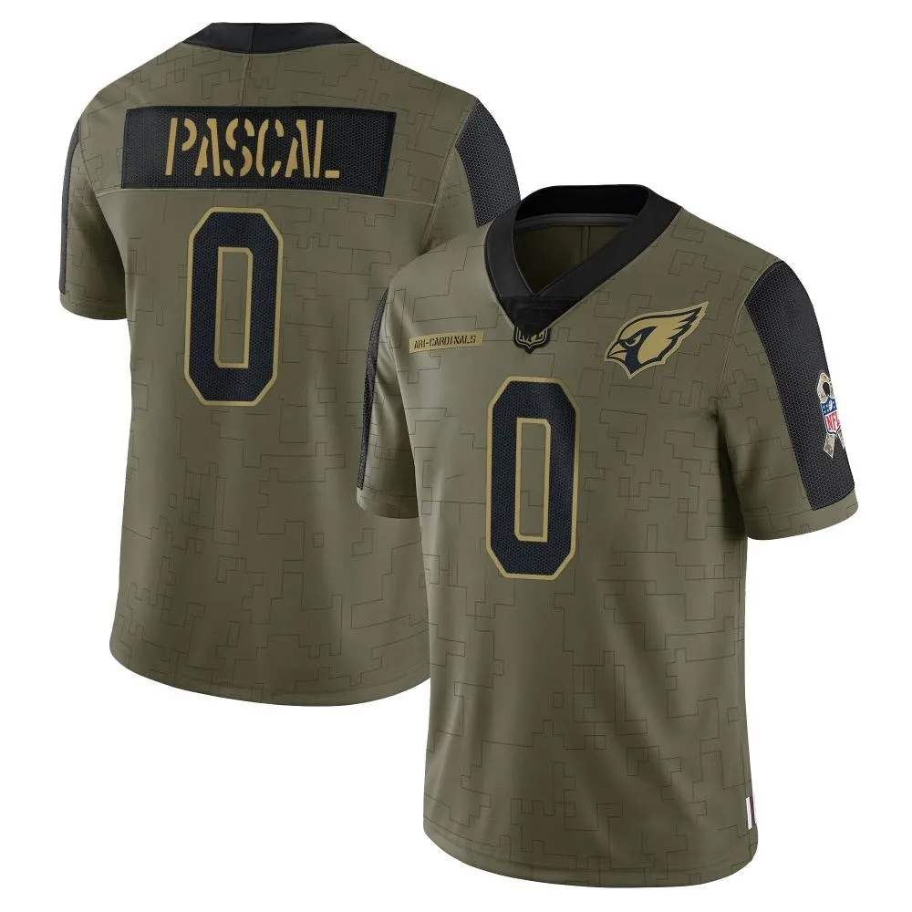 Men's Arizona Cardinals Zach Pascal Nike 2021 Salute To Service Limited Olive Jersey Men's Arizona Cardinals Zach Pascal Nike 2021 Salute To Service Limited Olive Jersey