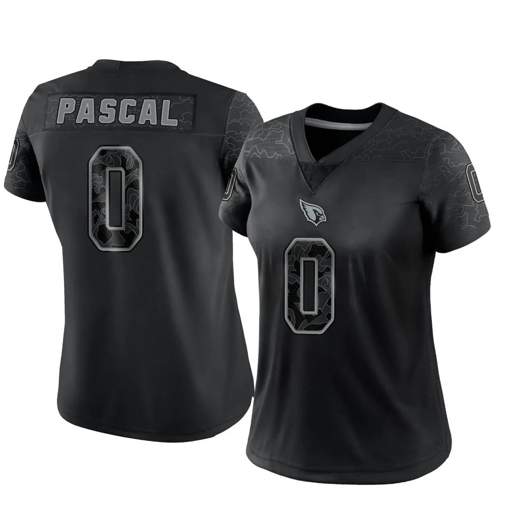 Women's Arizona Cardinals Zach Pascal Nike Reflective Limited Black Jersey Women's Arizona Cardinals Zach Pascal Nike Reflective Limited Black Jersey